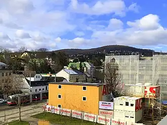 Blick über Dornbach zum Heuberg