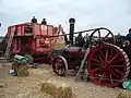 Vorführungen zum Getreidedreschen