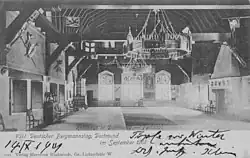 Ratssaal im Obergeschoss nach der Renovierung von 1897–99