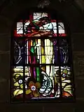 Glasgemälde im Beinhaus von Douaumont, 1927