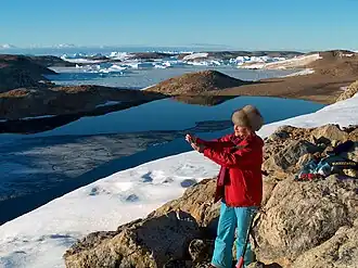 Blick über die Larsemann Hills