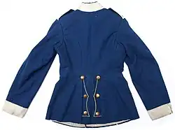 Rückseite von einer Jacke des Dragonerregiments Königin Olga (1. Württembergisches) Nr.&nbsp;25