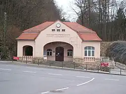 Gebäude der Talstation in Erdmannsdorf