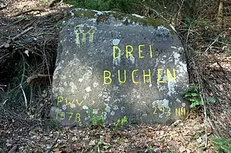 Ritterstein 211 an der Westflanke