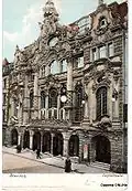 Zentraltheater Dresden (Bild 1905) aus Warthauer Sandstein