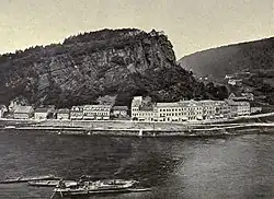 Děčín von der Schäferwand um 1900