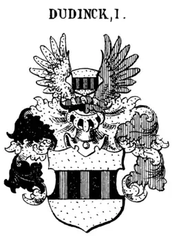 Wappenvariante 1 der Livländischen Dudinck in Siebmachers Wappenbüchern