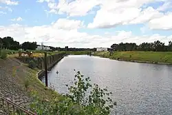 Hafenbecken des Rheinpreußen-Hafens