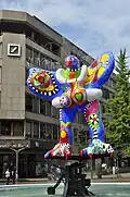 Lifesaverbrunnen von Niki de Saint Phalle in der Innenstadt