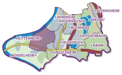 Karte von Hüttenheim