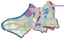 Karte von Wanheim-Angerhausen