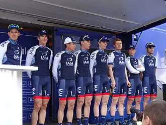 Mannschaftsfoto IAM Cycling