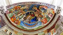 Fresko der Apsis des Doms