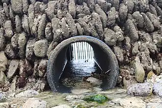 Durchlass für das Meerwasser