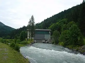 Kraftwerk Funsingau bei max. Last