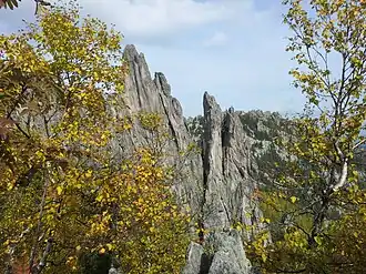 &nbsp;Felsformation am "Dwuglawaja Sopka"