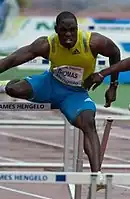 Dwight Thomas erreichte in diesem Rennen nicht das&nbsp;Ziel