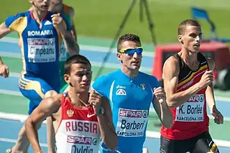 Andrea Barberi schied als Achter seines Halbfinalrennens deutlich abgeschlagen&nbsp;aus