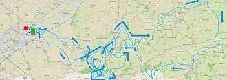 Karte E3 Harelbeke 2015