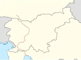 Verlaufskarte der E61