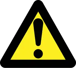 EEC Safety Sign 1977 - General danger