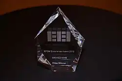 EFQM Exzellenz Auszeichnung für "Kreativität und Innovation fördern" in 2011