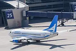 Boeing 737-500 der Fluggesellschaft (2016)