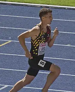 Jonathan Borlée Rang fünf in 45,23&nbsp;s