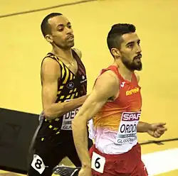 Ismael Debjani (links) – ausgeschieden als Zwölfter des zweiten&nbsp;Vorlaufs