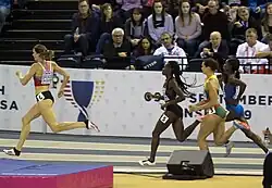 Agnė Šerkšnienė (ganz links) fehlte mit ihren 52,32&nbsp;s eine Zehntelsekunde zur Teilnahme am&nbsp;Finale