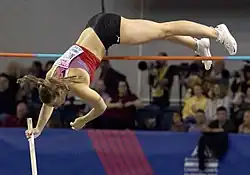 Angelica Moser Geteilter Rang dreizehn mit 4,15&nbsp;m