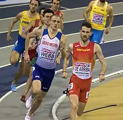 Álvaro de Arriba – ausgeschieden als Fünfter des zweiten&nbsp;Vorlaufs