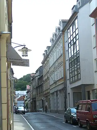 Goldschmiedenstraße 12 mit den Räumen des Theaters