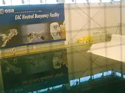 Tauchbecken für EVA-Training im EAC