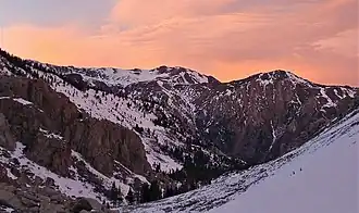 Eagle Peak in der Mitte