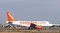Britische easyJet in San Javier mit Airbus A319