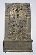 Das Bronzeepitaph des Eyrich von Rotenhan zu Fischbach mit dem Ehewappen Rotenhan-Rosenau (1539)