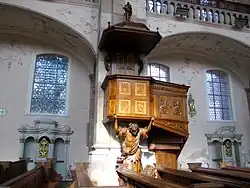 Gesamtansicht der Kanzel