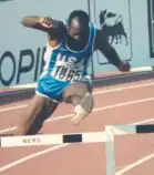 Weltmeister Edwin Moses (im Jahr 1987)