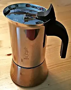 Espressokanne aus rostfreiem Stahl