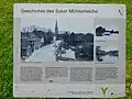 Infotafel „Geschichte des Syker Mühlenteichs“