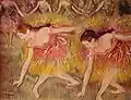 Edgar Degas: Sich verbeugende Tänzerinnen