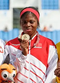 Edidiong Odiong Rang fünf in 23,24&nbsp;s