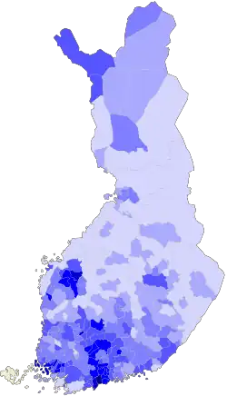 Nationale Sammlungspartei ﻿0–10 % ﻿10–15 % ﻿15–20 % ﻿20–25 % ﻿25–30 % ﻿30–35 % ﻿35–40 % ﻿40–100 %