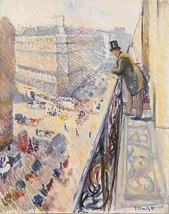 Rue Lafayette (1891), Öl auf Leinwand, 92&nbsp;× 73&nbsp;cm, Norwegische Nationalgalerie