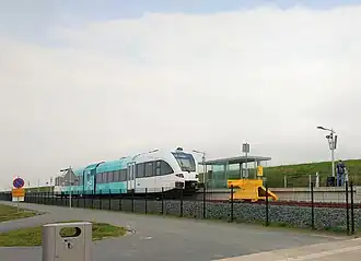 Der Bahnhof Eemshaven (2021)