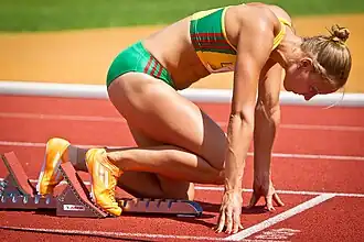 Eglė Staišiūnaitė – ausgeschieden als Achte in 56,48&nbsp;s