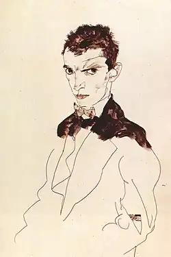 Egon Schiele (*&nbsp;12.&nbsp;Juni): Selbstporträt