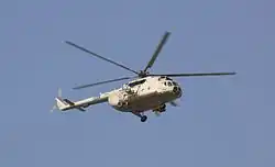 Ägyptische Mi-17 mit Luftfiltern, Waffenauslegern und Zusatzpanzerung