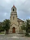 Ehem. Ev.- Luth. Erlöserkirche von Elisabethtal, heute Assureti. Architekt Albert Salzmann (Альберт Фёдорович Зальцман), erbaut 1871, profaniert 1930, nach 2000 schrittweiser Wiederaufbau.